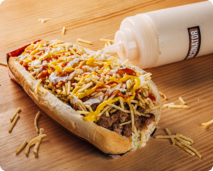 Perrito caliente Venezolano y salsa