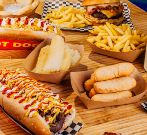 Selección de platos en QW Food Truck